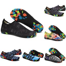 Water Shoes Women men shoes Swim Black Orange Deep Blue Brown Diving Outdoor Barefoot Quick-Dry size eur 36-45