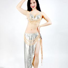 Stage Wear Sexy Women Belly Dance Costume Ladies Modern Dancer Performance Clothes Bra And Skirt Set