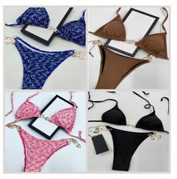 Fashion Bikini swim Women Swimsuits bikini set Multicolors Summer Time Beach Bathing suits Wind Swimwear Large size