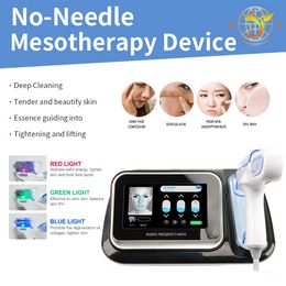 No-Needle Mesotherapy Device Rf Led Photon Meso Gun Needle Free Facial Skin Hydrating Face Lift Wrinkle Removal Nano Needle Mesotherapy Inje259