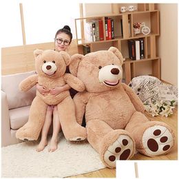 Stuffed Plush Animals 130Cm Huge Big America Bear Animal Teddy Without Stuff Kids Baby Adt Gift 42 Drop Delivery Toys Gifts Dhjvf