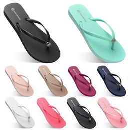 2023 Fashion Slippers Beach shoes Flip Flops indoor slipper womens green yellow gold orange navy bule white pink brown red summer sport sneaker 35-38