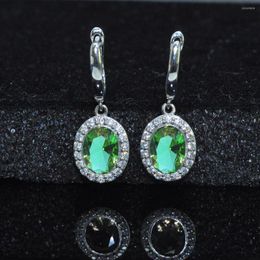 Dangle Earrings MH Zultanite Oval 6 8 Mm Gemstone Good Earring 925 Sterling Silver Created Color Change For Woman Wedding Gift Fine Jewelry