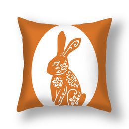 Designer pillow case Rabbit printed cushion cover without cushion core,for living room ZY230060312PPY-TERRA