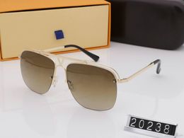 Luxury designer sunglasses For women men Square Vintage Shades Driving Polarized Sunglass Male Sun Glasses Fashion Metal Plank Womens Sunglas Eyewear 20238