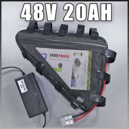 Free Customs Duty 48v battery triangle 48V 20AH electric bike lithium ion battery 48v 2000w ebike battery