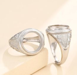 Cluster Rings 13 13mm 925 STERLING SILVER Semi Mount Bases Blanks Base Blank Pad Ring Setting Set Jewellery Gift A5495