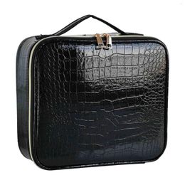 Cosmetic Bags 2023 PU Leather Travel Large Capacity Beauty Makeup Case For Women Crocodile Waterproof Bag
