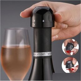 Other Bar Products Vacuum Red Wine Bottle Cap Stopper Sile Sealed Champagne Stoppers Vacuums Retain Freshness Wines Plug Bars Tools Dhfqk