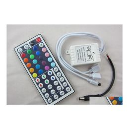 2016 Rgb Controllers Dual Output Controller Availab Doublesided 12V 44 Keys Led Ir Remote For Strip Light Drop Delivery Lights Lighting A Dhscf