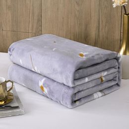 Blankets Flannel Single Layer For Beds Soft Warm Coral Fleece Throw Blanket Bedspreads Home Bedding
