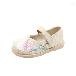 Athletic Shoes Spring Casual Ethnic Women Embroidered Chinese Style Retro Girls Princess Kids Soft Sole