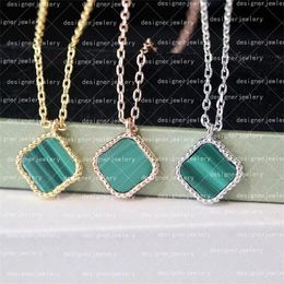 fashion clover necklaces brand designer jewelry earring bracelet silver gold chains agate shell flower pendant high end devise luxury jewelry woman necklace