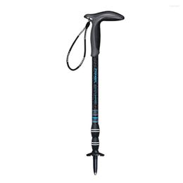 Trekking Poles Outdoor Multifunctional Portable Hiking Carbon Fibre Ultra-Light Non-slip Wear Adventure Travel Equipment