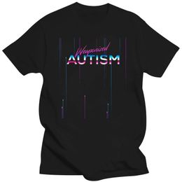 Magliette da uomo Camicia autistica armata Disco Style Divertente regalo estetico anni '80 230317