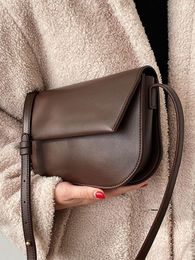 Evening Bags Fashion Vintage Women Shoulder Bag 2023 Trend Simple Wild Texture Underarm Crossbody Solid Color PU Little Square Pack