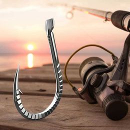 Fishing Hooks 30Pcs/Set 1-15 Fishing Hooks Sharp Rustproof Anti-corrosion Titanium Alloy Heavy Duty Barbed Carp Fishing Fishhooks Angling Supp P230317