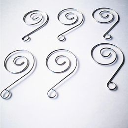 Chandelier Crystal 100pcs/lot Silver Spiral Hooks For Ball Metal Parts Diy Pendant Accessories Connecting And Hanging