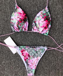 Set di bikini per costumi da bagno designer da donna costume da bagno