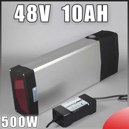 rear rack LED Lamp electric bicycle battery 48V 1000W Lithium ion 10AH Ebike battery