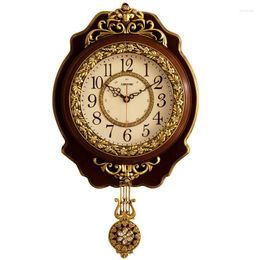 Wall Clocks Large Luxury Clock Free Shiping Silent Digital Pendulum European Modern Design Reloj Pared Home Decor
