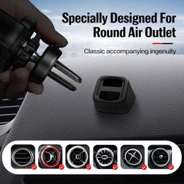 Cell Phone Mounts Holders Mobile Phone Bracket Base In Car Phone Holder Car Air Outlet Clip Bracket Base Smartphone GPS Stand
