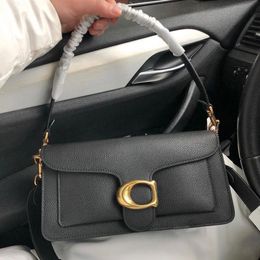 Shoulder Bags Womens Man Tabby Designer Messenger Tote Handbag Real Leather Baguette Bag Mirror Quality Square Crossbody Fashion
