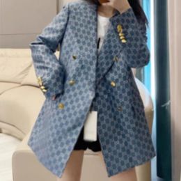 Fashion Women's Luxury Designer Design Women's Jacket Jacket Double G Spring New Top.