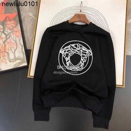 2023 Designer Men's Hoodies Sweatshirts autumn winter round collar tide long sleeve top Medusa snake goddess print head hoodie