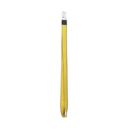 52 cm di cinturino in nylon giallo cordino industriale lungo portachiavi serie designer di marca logo intagliato fibbia in lega uomo e donna moda d230B