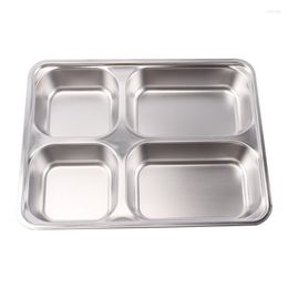 Bowls Steel Divided Plates Kids Toddlers Babies Tray Compartment Trays Great Size For Lunches