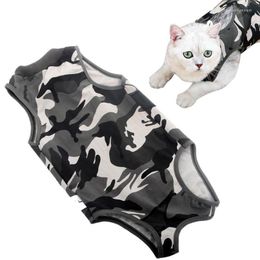 Cat Costumes Recovery Suit Kitten Onesie For Cats Professional Camouflage Design Clothes Abdominal Wounds