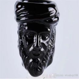 The new man blister head Wholesale Glass bongs Oil Burner Glass Water Pipes Oil Rigs Smoking Free