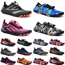 Water Shoes Women Men Shoes Sandals Beach Deep Blue Purple Orange Outdoor Barefoot Quick-Dry size 36-45