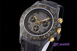 2023 Diw Watch four feature theme Colour size 40mm carbon Fibre case Sapphire mirror waterproof function designer watches Montre de Luxe watch