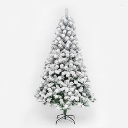 Decorative Flowers 60/90CM White Christmas Tree Outdoor Indoor Home Decoration PVC Material Reusable Trees 2023 Year Decor Xmas Gift