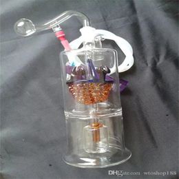 The water bottle basket Wholesale Glass bongs Oil Burner Glass Water Pipes Oil Rigs Smoking