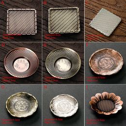 Table Mats Creative Copper Cup Mat Tea Coffee Pad Bronze Coasters Heat-resistant Decoration Teaware