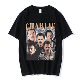 Mens TShirts Team Charlie Swan T Shirt Billy Burke Graphic Printed Tshirts Men Women Cotton Short Sleeve Oversized Tee Shirt Vintage Clothing 230317