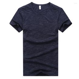 Men's T Shirts 2023 Arrival 95%Pure Cotton Men Summer T-shirt Mens Short Sleeve Knitted O-neck Casual Super Large Plus Size L-6XL7XL8XL9XL