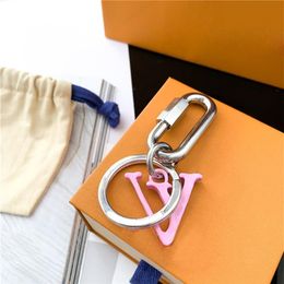 Designer Letter V Keychain Accessories Fashion Key Chain Keychains Buckle for Men Women Hanging Decoration with Retail Box YSK03272y