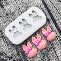 Baking Moulds Mini Easter Bowknot Bow Silicone Sugarcraft Mould Resin Tools Cupcake Mould Fondant Cake Decorating