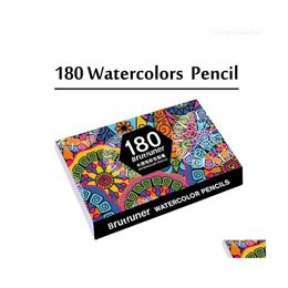 2016 Pencils Premium Soft Core 180 Water Colored Pencil Set For Adt Coloring Books Ding Watercolor 201102 Drop Delivery Office School Bus Dhz1K