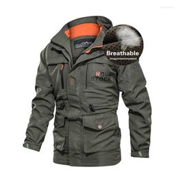 Men's Jackets Military Bomber Jacket Men Autumn Quick Dry Multi-pocket Tactical Windbreaker Mens Waterproof Outdoor Coats Big Size 4XLMen's