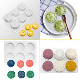 Baking Moulds Mooncake Silicone Cake Moulds Mid-Autumn Festival Chinese Traditional Pastry Tools Kitchen Bakeware DIY Soap Mould