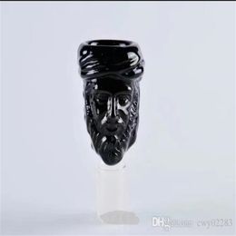 Hookahs The new man blister head Wholesale Glass bongs Oil Burner Glass Water Pipes Oil Rigs