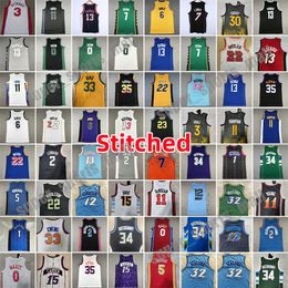 Doncic Tatum Ja Morant Stitched Basketball Jersey Stephen Curry LaMelo Ball Jimmy Butler Lillard Devin Booker Kevin Durant Luka Doncic Antetokounmpo Donovan