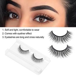 False Eyelashes Woman's Long Apply Quickly Natural Curly Self-adhesive Eye Makeup Tools Reusable 3D Lash Extension EyelashesFalse