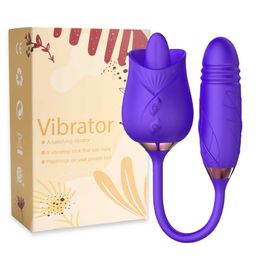 Sex toy Massager Rose Clitoris Sucker Female Sucking Vibator Clit Stimulator Telescopic Vibration Women Nipple Vagina Toys for Sex toys