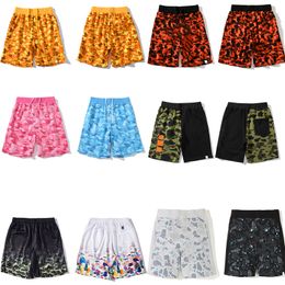 designer Bathing ape mens shorts Men's womens summer shark head fish mouth embroidery badge Shorts Beachs JapanSports Pants M/L/XL/XXL/XXXL